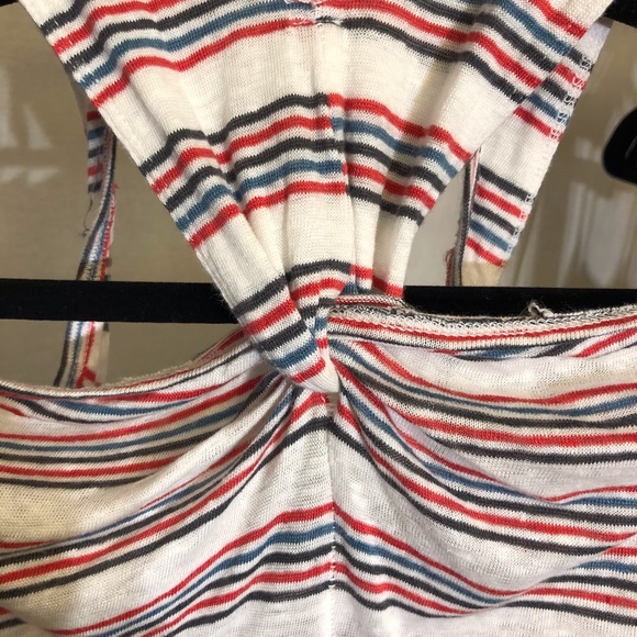 Free People ‘Best Night’ Striped Racerback Tanktop - Picture 4 of 6